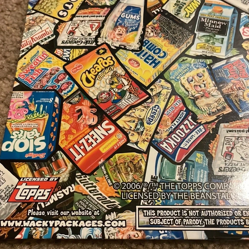 Topps Wacky Packages 2006 2 Folder Bundle 2-Pocket 3-Ring Portfolio - Y2K